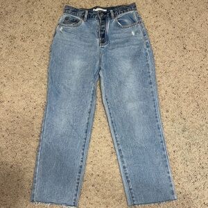 PacSun High Rise Straight Mom Jeans - Size 25 Short